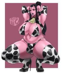damndani_(vtuber), sekushimagik, 1futa, arms_behind_head, big_breasts