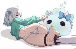 maid_mint, mint_fantome, wisps_(mint_fantome), densetsu.exe, indie_virtual_youtuber