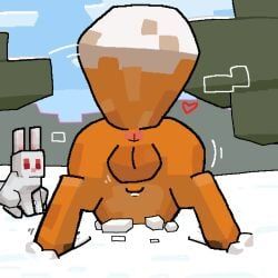 fox_(minecraft), rabbit_(minecraft), microsoft, minecraft, mojang