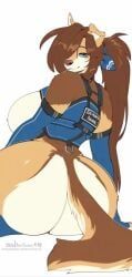 kela_(the_dogsmith), inu-sama, anthro, big_ass, big_breasts