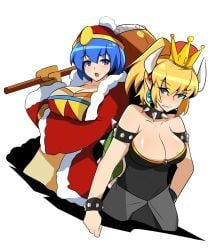 bowsette, king_dedede, queen_dedede, kirby_(series), alto-kun