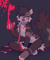 vinqock, anthro, bandage, bell, bell_collar