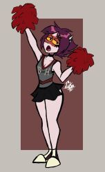 mawrasite_(villainous), villainous, louderluke17, cheerleader, horns