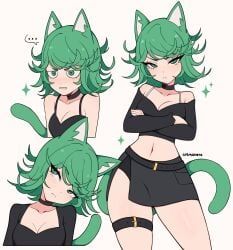tatsumaki, one-punch_man, cremanata, 1girl, alternate_costume