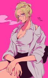 tsukuyo, class_3-z, gintama, 8cco, 1girls