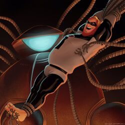 mr._incredible, omnidroid, robert_parr, pixar, the_incredibles