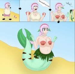 oc, big_breasts, huge_breasts, large_breasts, merfolk