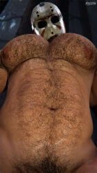 jason_voorhees, dead_by_daylight, friday_the_13th, maulclaw, ass