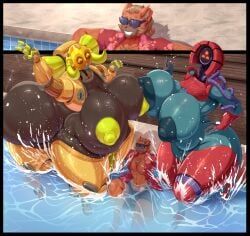 doc_(richngoldy), geth_juggernaut, orisa, overwatch, richngoldy