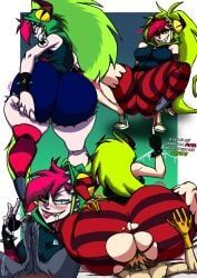 demencia_(villainous), villainous, bendraws, 1girls, ass