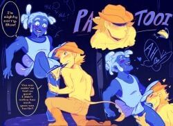blue_(deltarune), yellow_(deltarune), deltarune, deltarune_chapter_5, spicienoodle