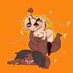 ceo_(sysnicat), hilga_(sysnicat), sysnicat, ass_bigger_than_torso, ass_smack