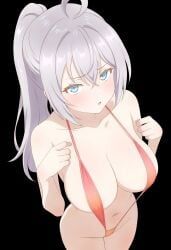 alisa_mikhailovna_kujou, tokidoki_bosotto_russian_de_dereru_tonari_no_alya-san, black_background, blue_eyes, eyebrows_visible_through_hair