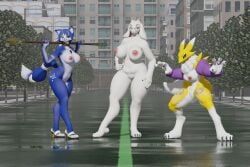 digimon_(species), krystal, krystal_(dogzeela), renamon, renamon_(dogzeela)