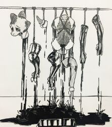 oskar_(2ndvoice), crowskull, amputated_leg, amputated_limb, amputated_tail