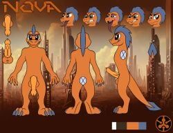 alien, city_background, different_eye_color, male, novasigma