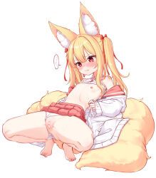 original, 1girl, animal_ear_fluff, animal_ears, bar_censor