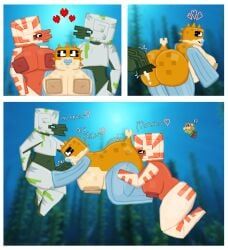 alex_(minecraft), nautilus, nautilus_(minecraft), pufferfish_(minecraft), zombie_nautilus_(minecraft)