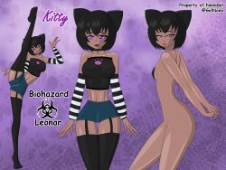 kitty_(character), biohazardleonar, nana_gel, cat_ears, cat_girl