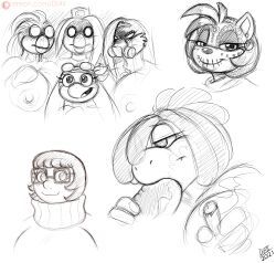 amy_rose, frosti_loxxxe, tryst_(drxii), velma_dinkley, wave_the_swallow