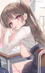 melonbooks, original, natsuki_marina, 1girl, bag