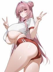 dorothy_(nikke), goddess_of_victory:_nikke, marheit, 1girl, ass
