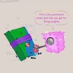 book_(bfdi), puffball_speaker_box_(bfdi), battle_for_dream_island, battle_for_dream_island_again, bfdi