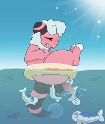 flaaffy, generation_2_pokemon, generation_7_pokemon, pokemon_(species), wishiwashi
