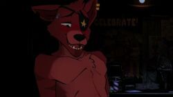 foxy_(fnaf), anthro, fur, furry, licking_viewer
