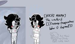 spamton_g_spamton, deltarune, -w-, 1boy, accidental_erection
