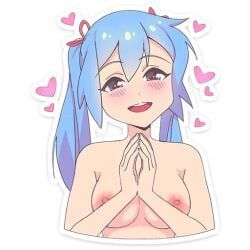 yuko_(vkontakte), vkontakte, 6yoshi9, blue_hair, female