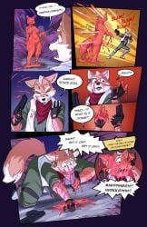 fox_mccloud, nintendo, star_fox, honest_radish, all_fours