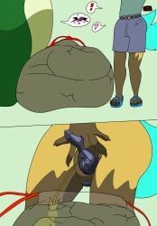 filthivore, andromorph, anthro, bag, big_clitoris