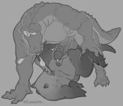 bakenek0o, 4_toes, alligator, alligatorid, anthro