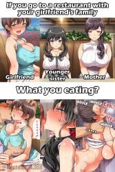 abeno_minato, yu_kawashita, yui_shimoda, lucky_dosukebe, lucky_dosukebe!