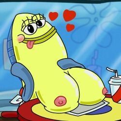 incidental_47, spongebob_squarepants, big_breasts, blush, breasts