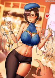 myria_loussier, roborobocap, 1boy, 1girls, big_breasts