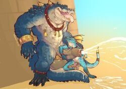 kroxigor, lizardman_(warhammer_fantasy), skink_(warhammer_fantasy), warhammer_(franchise), warhammer_fantasy