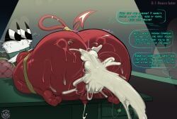 crimson_(helluva_boss), hellaverse, helluva_boss, water_enjoyer, 2_toes