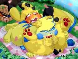 generation_1_pokemon, pikachu, pokemon_(species), sparkchu, nintendo