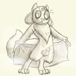 wdkinc, after_shower, animal_genitalia, anthro, balls