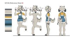 3/3_elk, 2_toes, anthro, arms_bent, balls