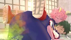 ashido_mina, deku, izuku_midoriya, midoriya_izuku, mina_ashido