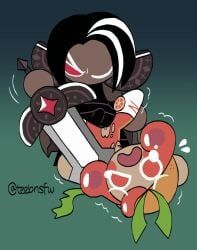 dark_choco_cookie, grapefruit_cookie, cookie_run, teebsly, tinybeasts
