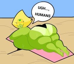 peridot_(steven_universe), cartoon_network, steven_universe, ogre_jack, ass