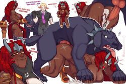 oc, original_character, red_ferrous, ferrousred, ball_gag