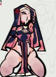 litany_(grace), grace_(roblox), no_panties, no_sex, nun's_habit
