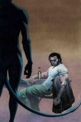kurt_wagner, logan_(x-men), nightcrawler, wolverine_(x-men), marvel