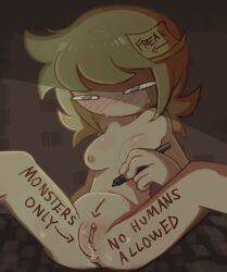 original_character, original, greedyghoul, 1girl, blonde_hair
