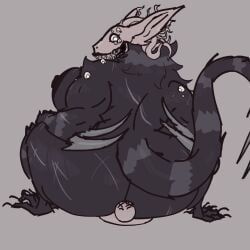 anonymous_male, oc, ze_blackball.d, anthro, claws